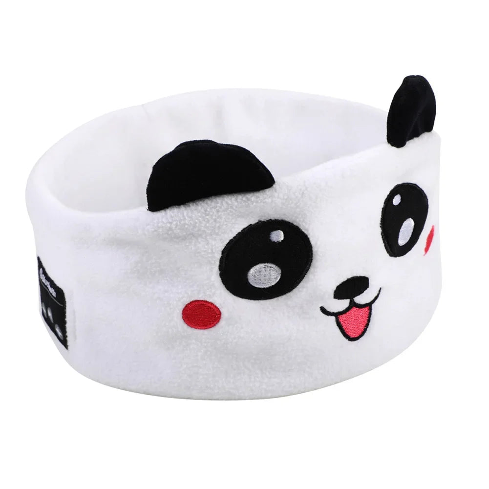 Kid Bluetooth Headphone Sleep Mask Bluetooth 5.0 Stereo Music Player Support Handsfree Soft Music Headband for Children Gifts