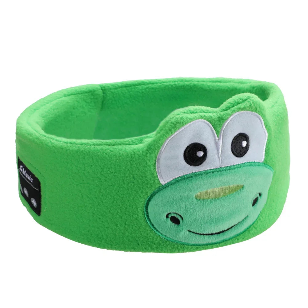 Kid Bluetooth Headphone Sleep Mask Bluetooth 5.0 Stereo Music Player Support Handsfree Soft Music Headband for Children Gifts