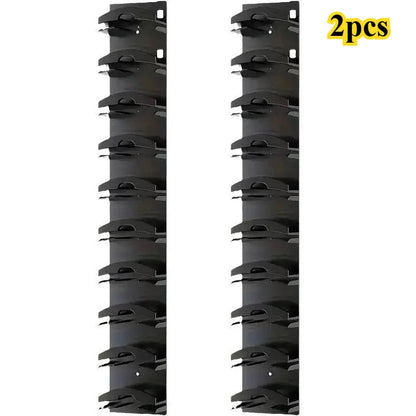 10-Grid Wall Mounted Cap Rack, Space Saving Hat & Towel Holder for Closet Organization, Baseball Cap Hanger