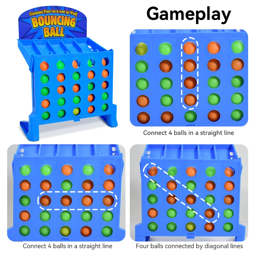 Desktop Puzzle Ejection Toy Two Person Ejection Fun Jumping Ball Mini Handheld Projection