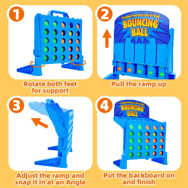 Desktop Puzzle Ejection Toy Two Person Ejection Fun Jumping Ball Mini Handheld Projection