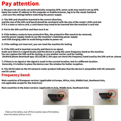 4G Mobile WIFI Router 150Mbps 4G LTE Wireless Router Portable Pocket Mifi Modem Mobile Wifi Hotspot with Sim Card Slot for Home